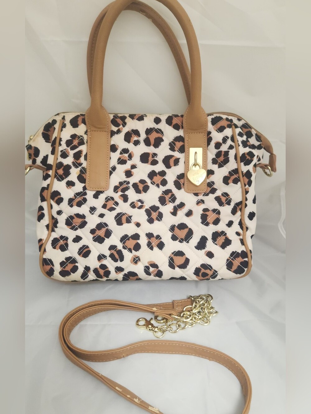 Betsey Johnson Leopard Print Hand Bag Shoulder Bag